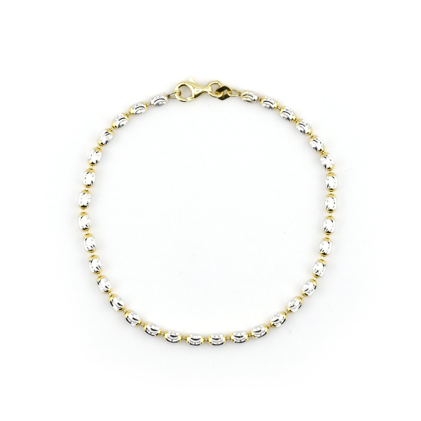 Damen Armband Shinychain 925/ Silber teilvergoldet