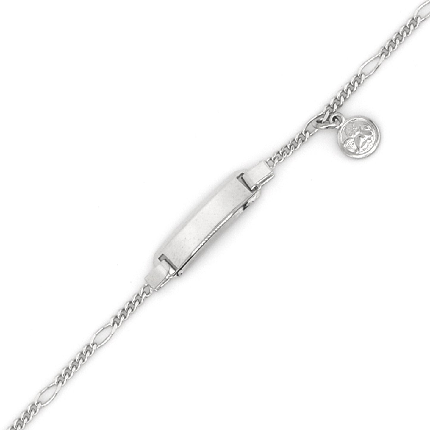 ID-Armband Kids 925/ Silber (Gratis Gravur) "Schutzengel"