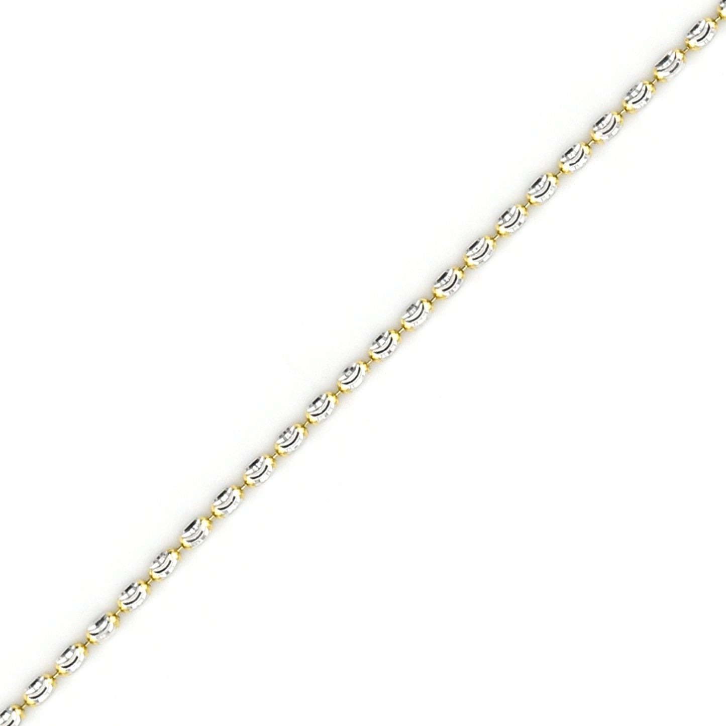 Damen Armband Shinychain 925/ Silber teilvergoldet